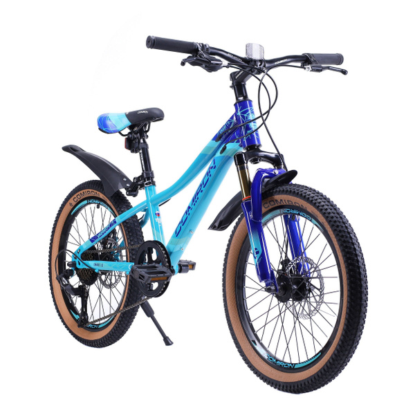 Велосипед 20" рама 10" 7ск. CSP210 B COMIRON SMART PRO, сине-голубой ...