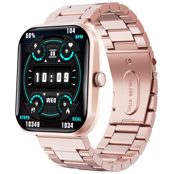 Купить смарт-часы технологическое время Smartwatch*Золотая тройная ...