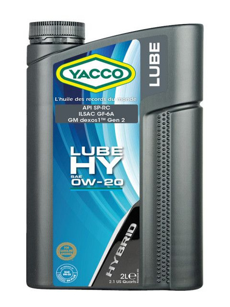 Масло моторное YACCO 0W-20 Синтетическое - купить в интернет-магазине ...