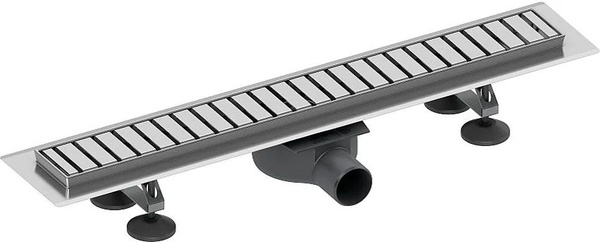 Душевой лоток TECE TECElinus 900 мм, с решеткой straight, хром/матовый ...