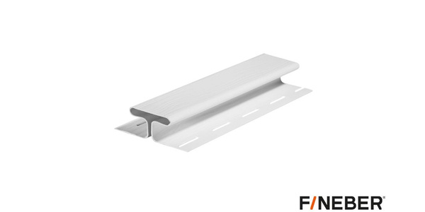 Профиль для сайдинга Fineber H-профиль CLASSIC COLOR Белый (3 м ...