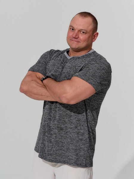 Футболка MR. BIGMAN, размер 64, цвет черный, серый, 80% хлопок, 20% ...