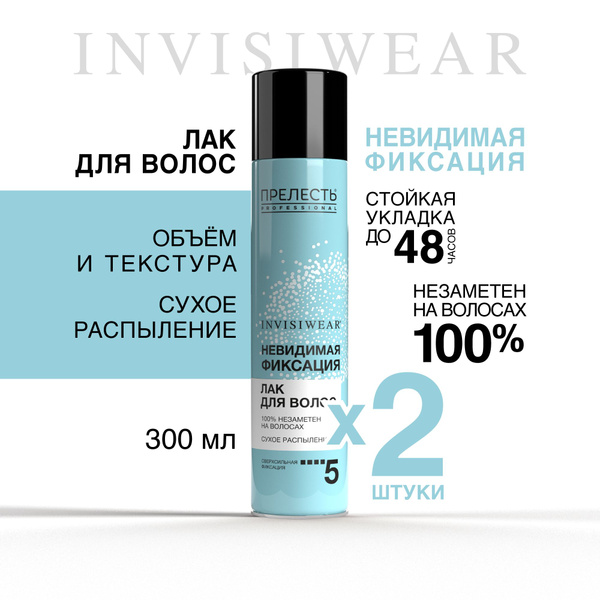 Лак для волос Прелесть Professional Invisiwear Невидимый сверхсильной ...