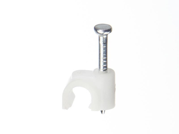 Скоба для крепления кабеля Круглая 100 шт. - купить по выгодной цене в ...