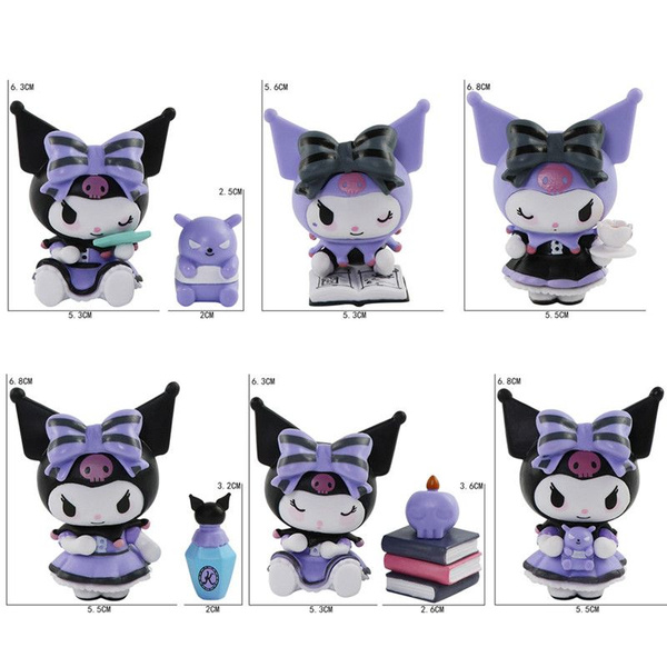 Куроми Санрио аниме фигурки игрушки для детей Подарок 6шт kuromi ...