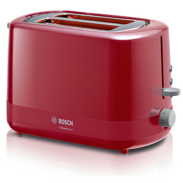 Тостер Bosch TAT3A, красный купить по выгодной цене в интернет-магазине ...