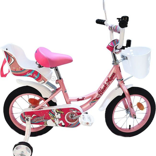 Двухколесный детский велосипед Black Aqua Sweet 14" для 3-5 лет ...