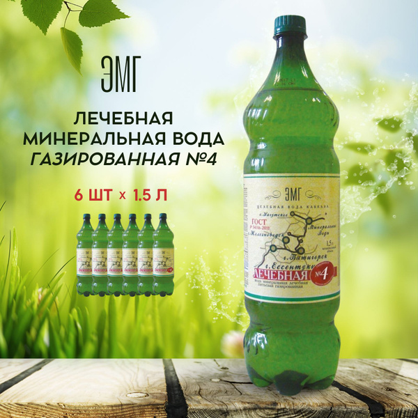 Элита-Минерал групп Вода Минеральная Газированная 1500мл. 6шт - купить ...