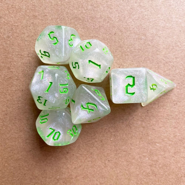 7Pcs/set DND кости - купить с доставкой по выгодным ценам в интернет ...