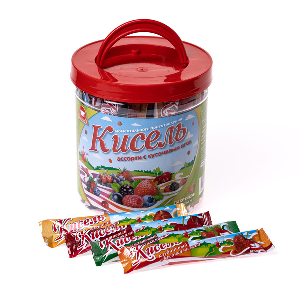 Кисель быстрорастворимый в банке Ассорти - купить с доставкой по ...