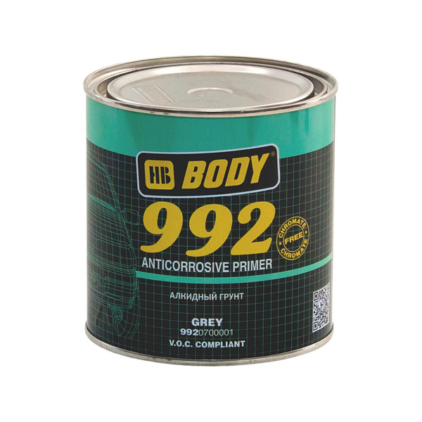 Характеристики HB BODY 992 Грунт антикоррозийный алкидный автомобильный ...