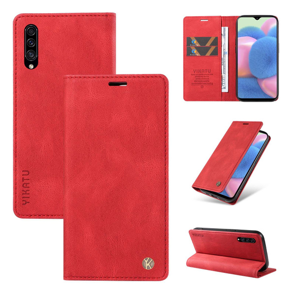 YIKATU Кожаный чехол для Samsung Galaxy A50 A50s A30s (A505 A507 A307 ...