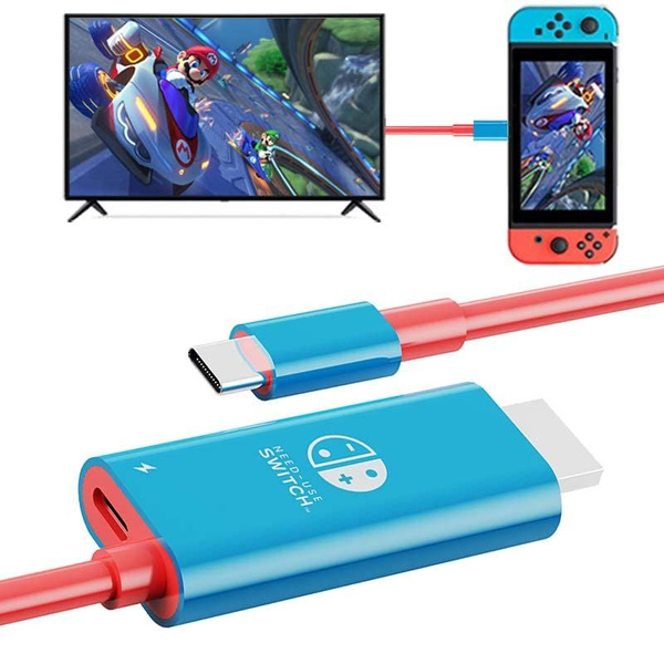 Кабель USB C-HDMI Переключатель 4K HD ТВ-адаптер Поддержка быстрой ...