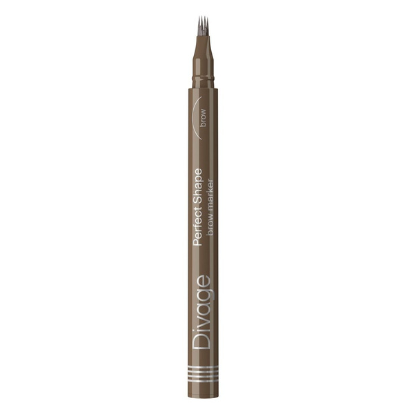 Divage Маркер для бровей с ворсовым аппликатором Perfect Shape Тон 02 ...