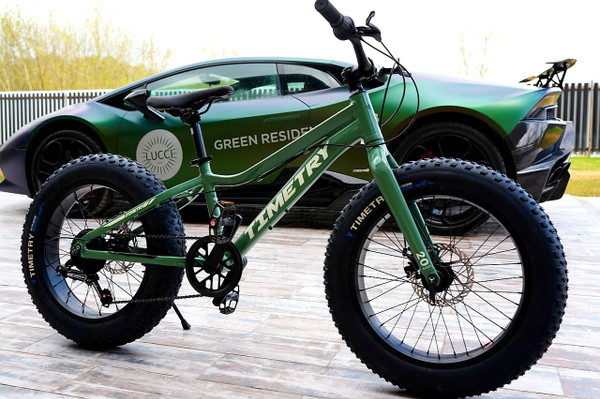 Велосипед фэтбайк Детский Fatbike TimeTry TT215 7s 20" Алюминиевая рама ...