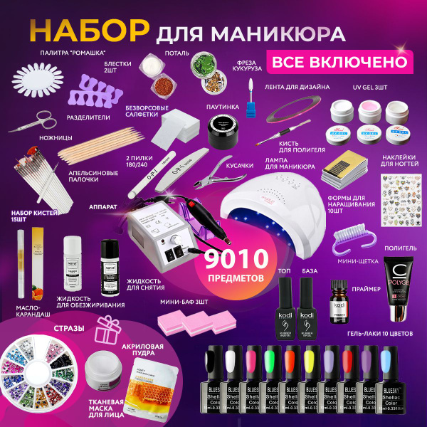 Набор инструментов для маникюра manicerebox1 - купить по выгодной цене ...