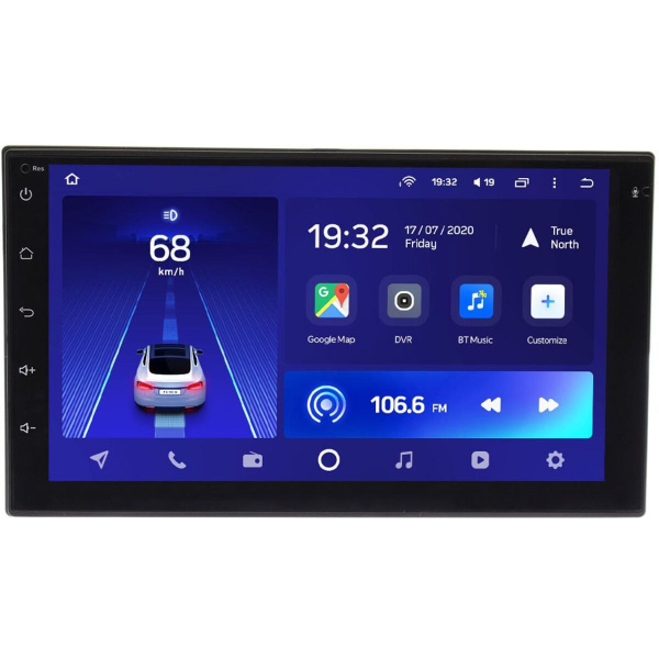 2 DIN универсальная магнитола Teyes CC2L 1/16 7 дюймов Android 8.1 (DSP ...