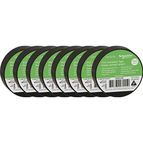 Schneider Electric Изолента 19 мм 20 м, 8 шт. купить на OZON по низкой ...