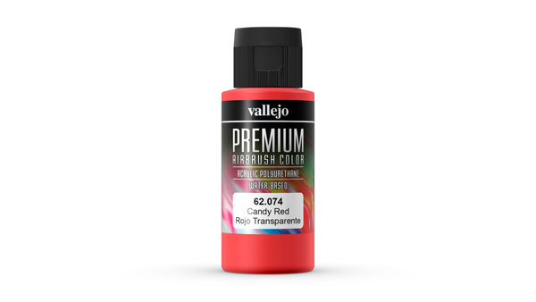 Краска для аэрографа Vallejo Premium/ красный кэнди (арт.62074 ...