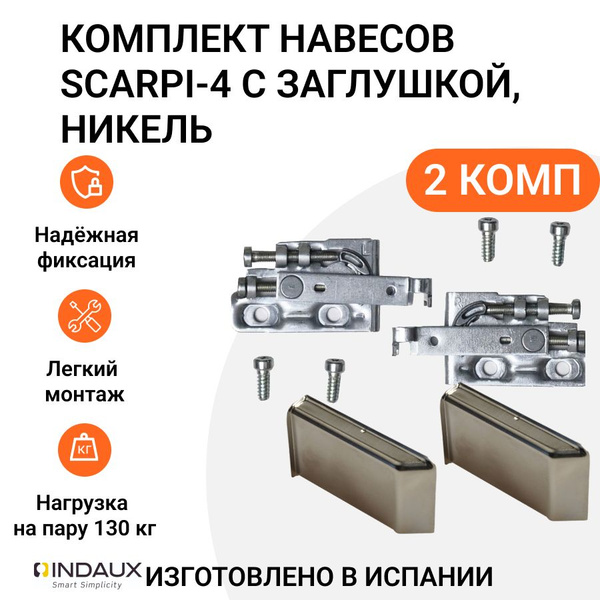 Комплект мебельных навесов Indaux Scarpi-4 на саморезах, пр-во Испания ...