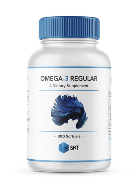 SNT, Omega-3 REGULAR, Омега-3 Регуляр, 300 капсул - купить с доставкой ...