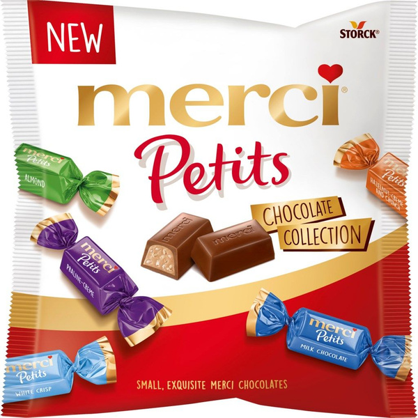 Конфеты Merci Petits Шоколадная коллекция, 125г купить на OZON по ...