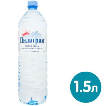 Вода минеральная природная столовая питьевая НЕ газированная "Пилигрим ...