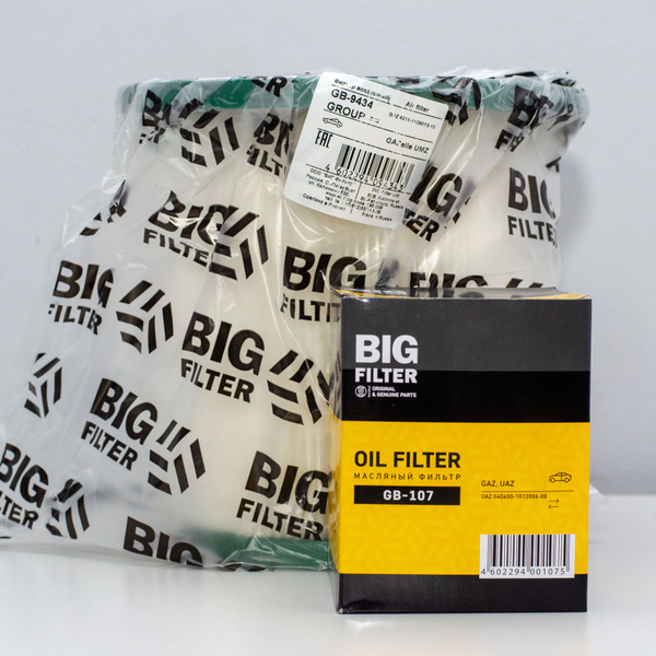 Фильтра на Газель УМЗ, Эвотек BIG FILTER (GB107, GB9434) - купить с ...