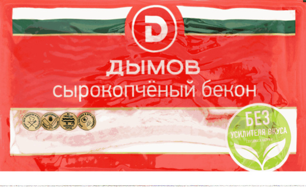 Бекон ДЫМОВ сырокопченый нарезка, 200г - купить с доставкой по выгодным ...