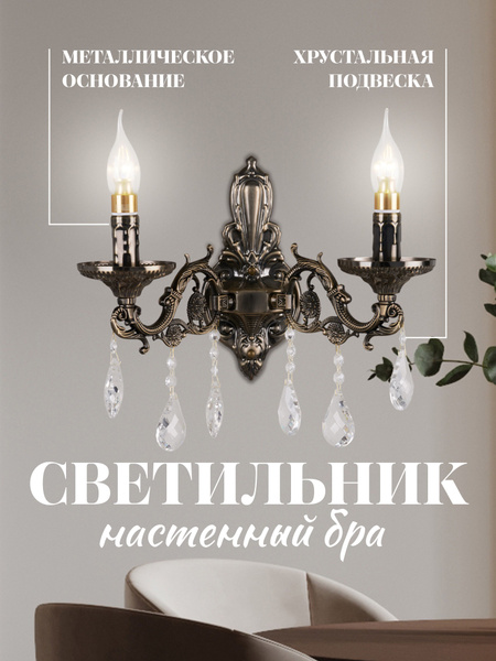 Бра LIGHT REPUBLIC 6628__Квадрат_Конус_Круг_Колокольчик_Нестандартная ...