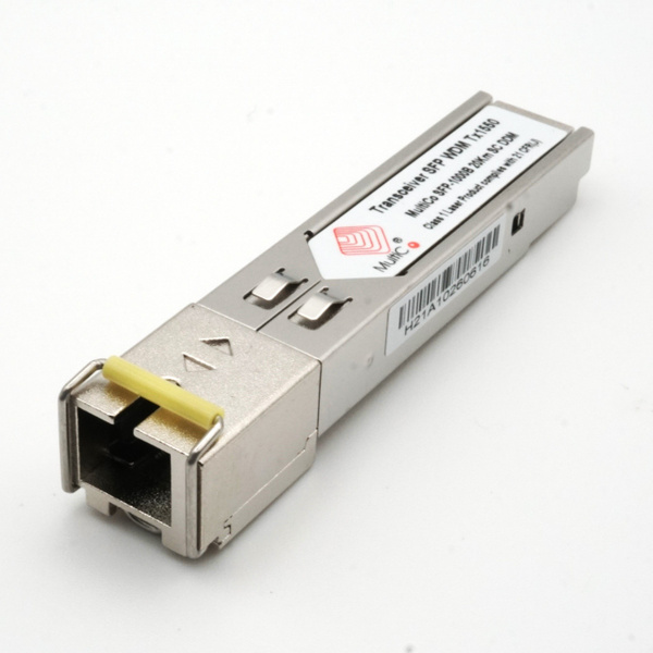 Трансивер SFP-1000B 20km SC DDM Модуль SFP (SM) одноволоконный 1,25 Гб ...