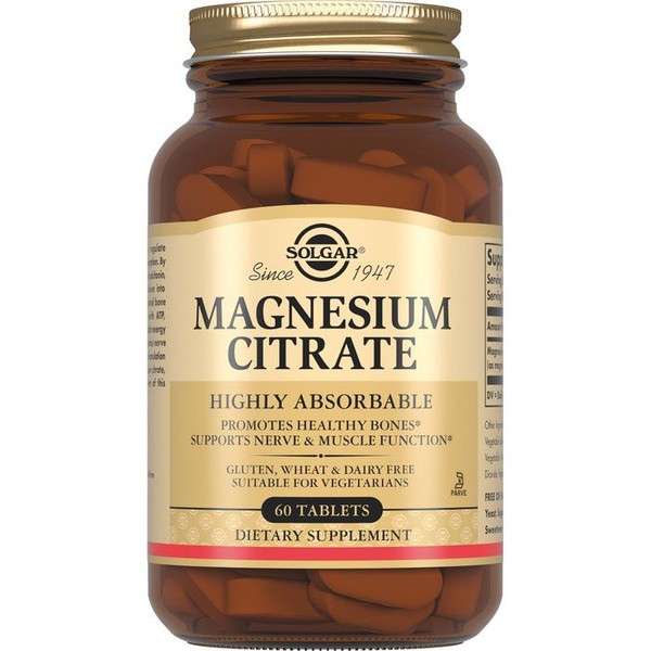 Магний цитрат 400 мг, 60 таблеток / "Цитрат магния" ("Magnesium Citrate ...