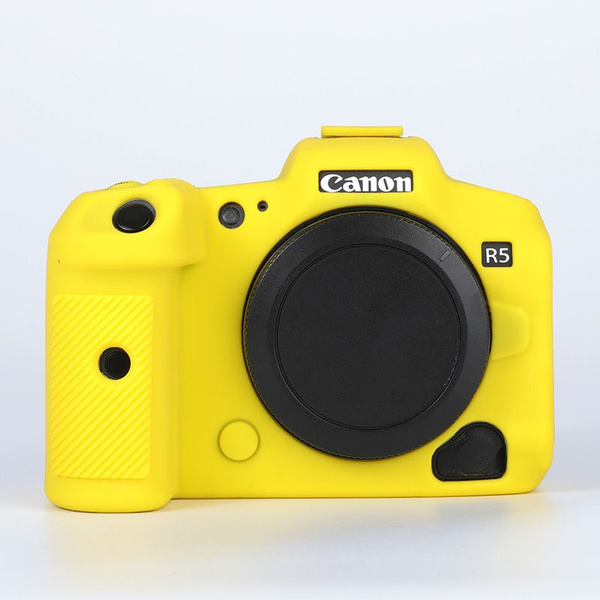 Защитный силиконовый чехол для фотоаппарата Canon EOS R5 ультра-тонкая ...