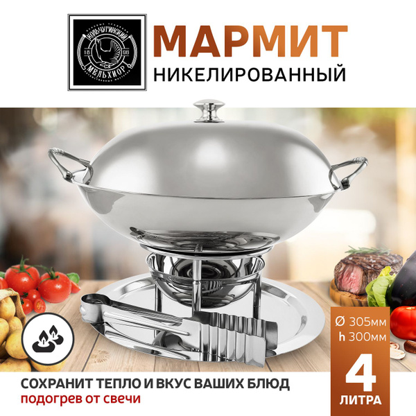 Характеристики Мармит для шашлыка Кольчугинский мельхиор "Глухарь ...