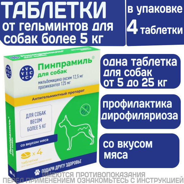 Пинпрамиль комбинированные таблетки от гельминтов, а так же для ...