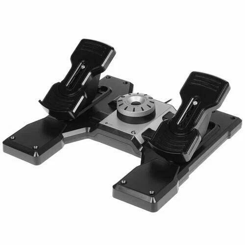 Авиа-педали Logitech Flight Rudder Pedals (945-000005) проводной черный ...