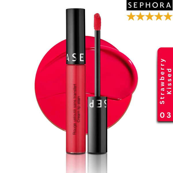 Жидкая губная помада Sephora Collection Cream Lip Stain, 03 Strawberry ...