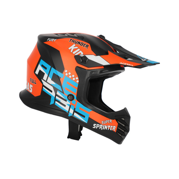 Мотошлем детский кроссовый ACERBIS PROFILE JUNIOR, Black/Orange YL ...