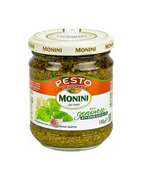 Соус Monini Pesto alla Genoverse, 190 гр - купить с доставкой по ...