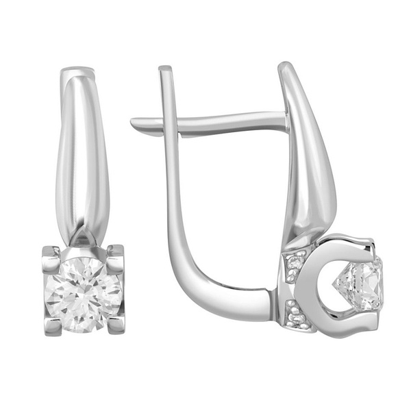 Platina.950 Серьги ювелирные Платина 950 пробы - купить с доставкой по ...