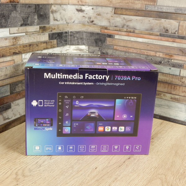 Магнитола Multimedia Factory 7039A PRO, 7 дюймов, 4+64GB. Автомагнитола ...