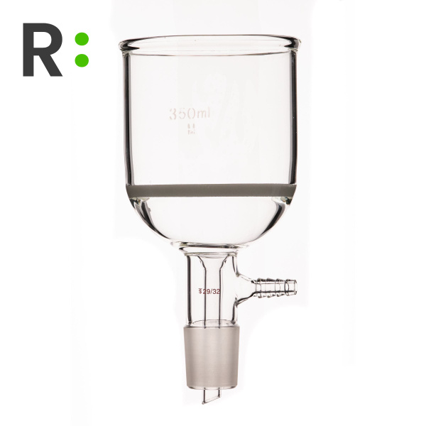 Воронка фильтрующая (Шотта), 350 мл, D-85 мм, шлиф 29/32, с отводом 10 ...