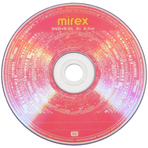 Диск DVD+/-R 8.5Gb 8x Mirex - купить с доставкой по выгодным ценам в ...