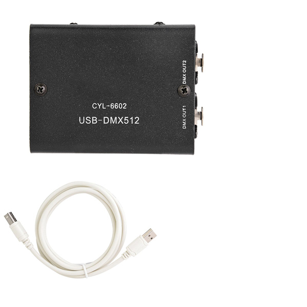 512-канальный USB-DMX Светодиодный светильник DMX512 Контроллер ...