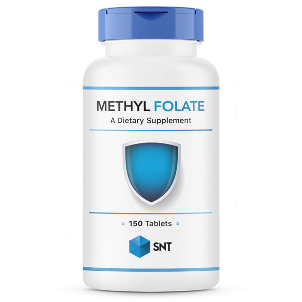 SNT метилфолат, фолиевая кислота, Methyl Folate 400 мкг 150 таблеток ...