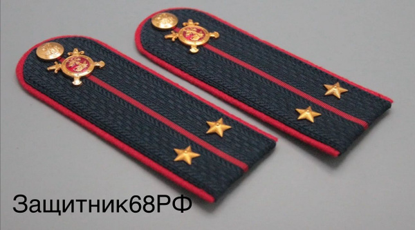 Погоны МВД, пластик, в сборе. 13,5 см. Лейтенант. - купить с доставкой ...