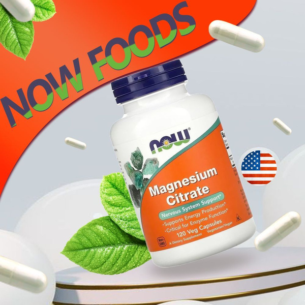 Magnesium Citrate Цитрат магния 400 мг - 120 вег. капсул - купить с ...