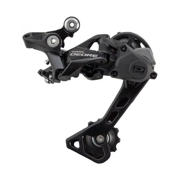 Dérailleur Arrière Shimano Deore RD-M6000 Shadow+ 10 Vitesses - Cage Moyenne (GS) - Pour VTT - Blanc
