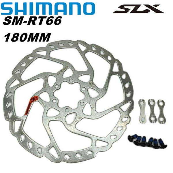 Тормозной диск Shimano SM-RT66, 180мм, крепление 6 болтов, нержавеющая ...