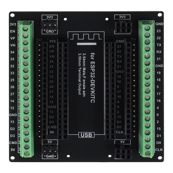 Расширительная плата ESP32 Коммутационная плата для ESP WROOM 32 ESP32 ...